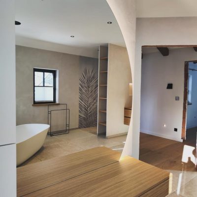 Nasszellentapete, Duschtapete