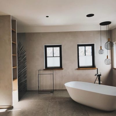 Nasszellentapete, Duschtapete